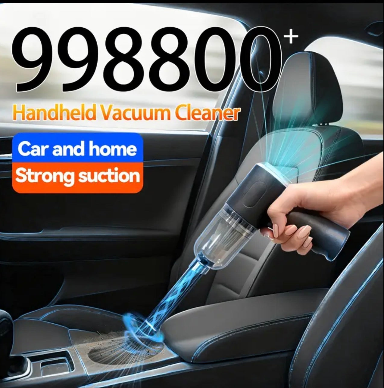 Portable wireless Vacuum