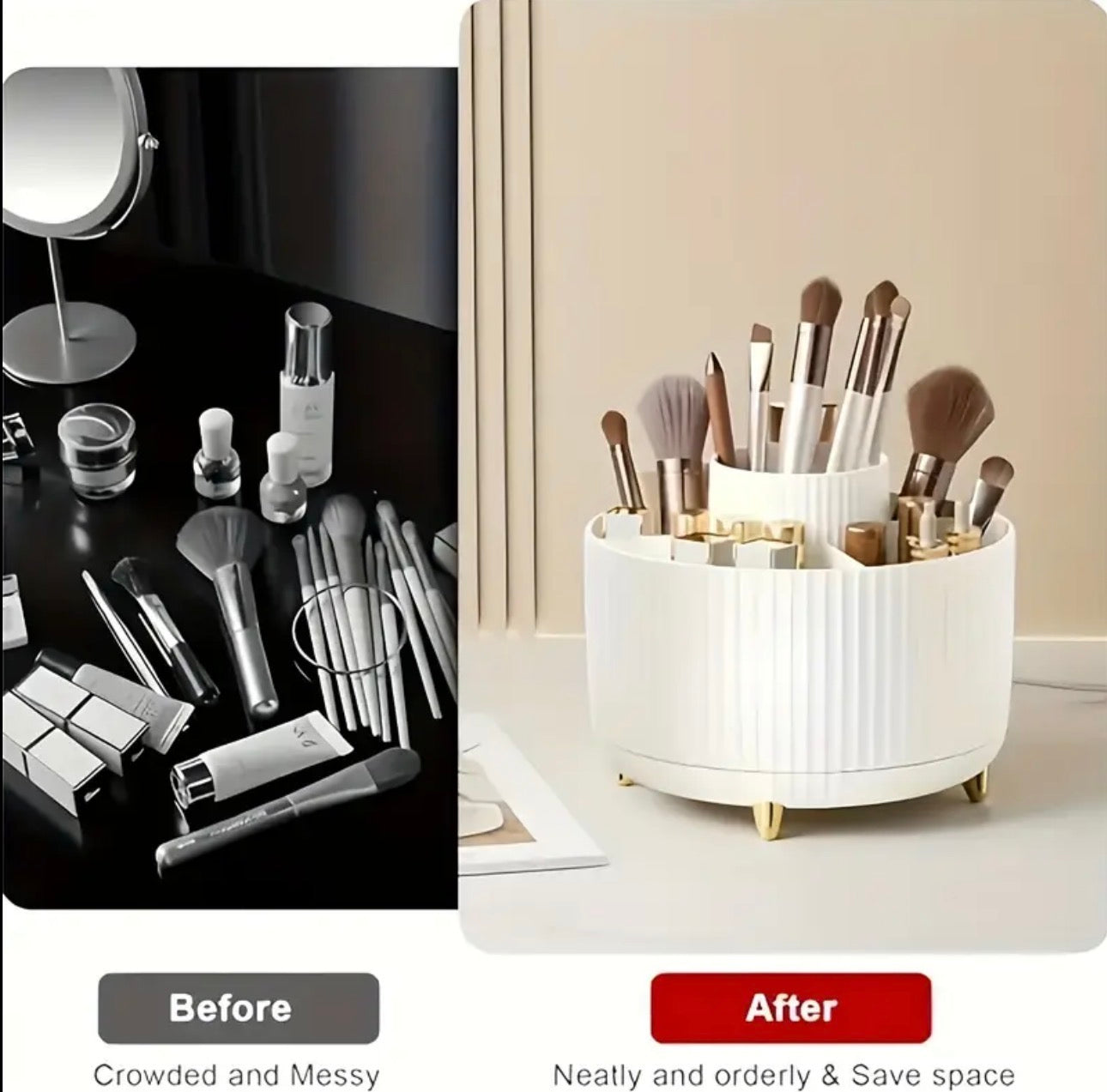 Rotating Makeup Organizer