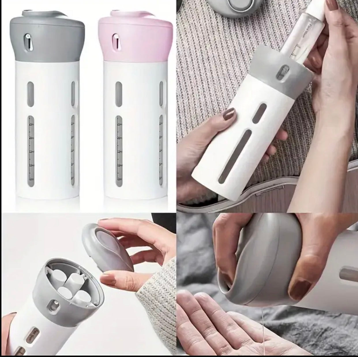 4-in-1 Refillable Travel Dispenser bottle