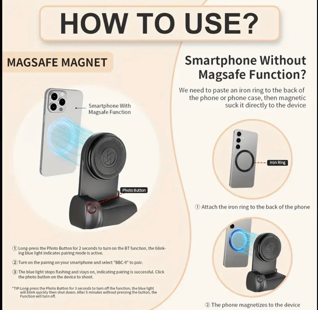 Phone Magnetic Bt camera