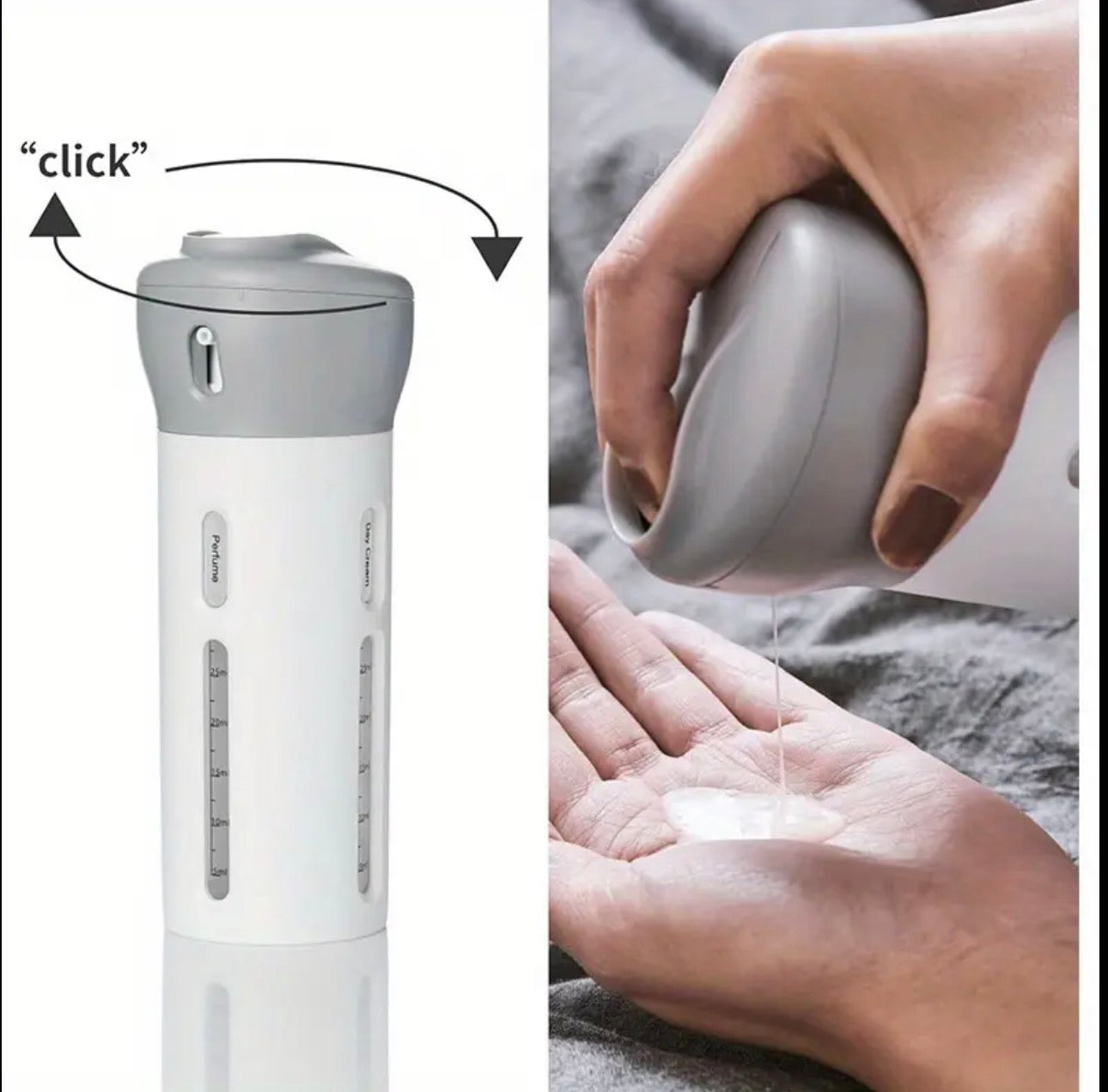 4-in-1 Refillable Travel Dispenser bottle
