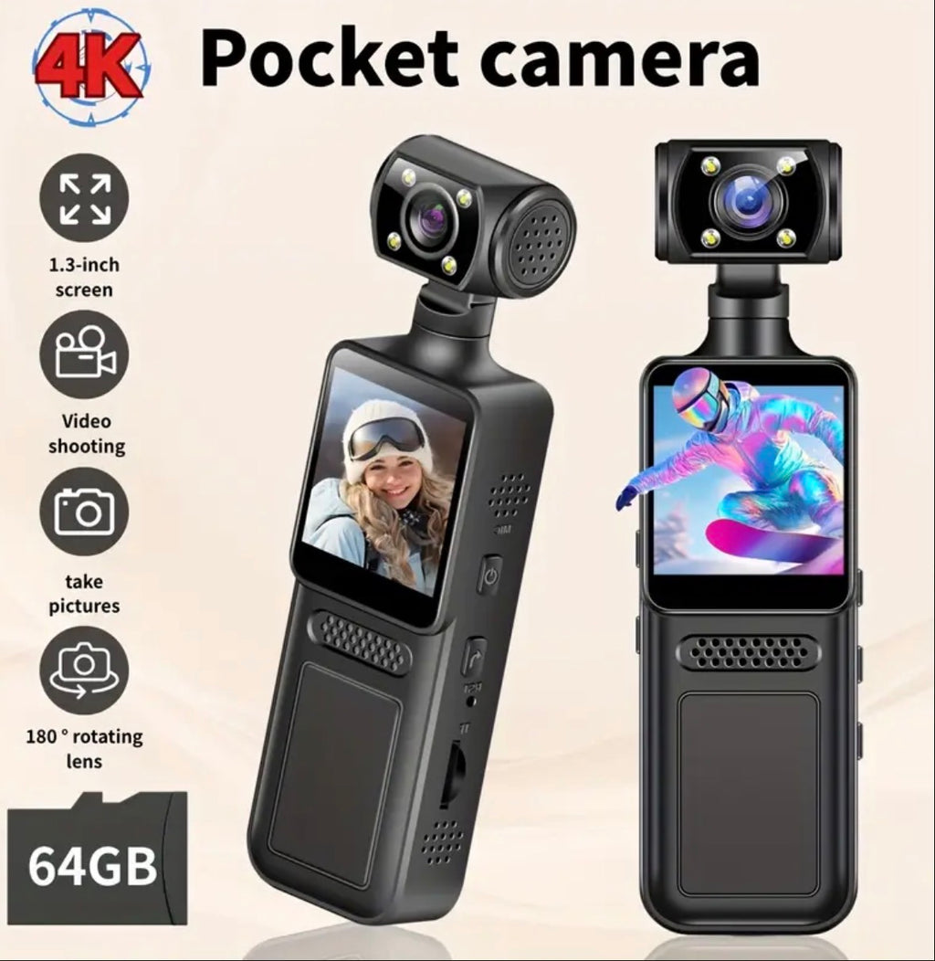 4k handheld pocket camera