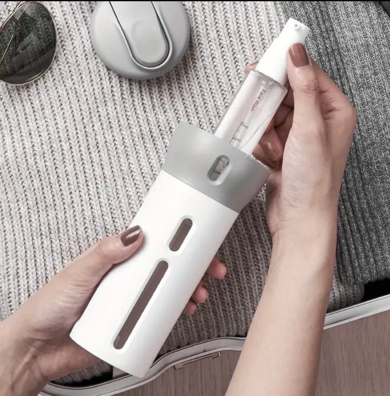 4-in-1 Refillable Travel Dispenser bottle